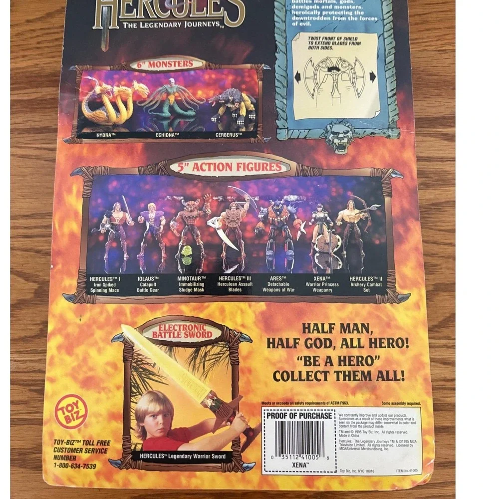 Toy Biz Hercules The Legendary Journeys Xena Warrior Princess Action Figure 1995